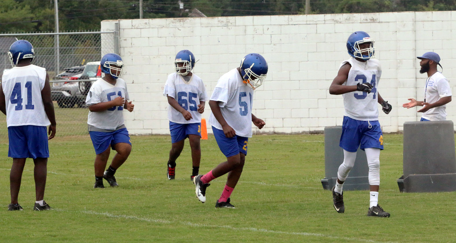 Lake City High School Football Practice